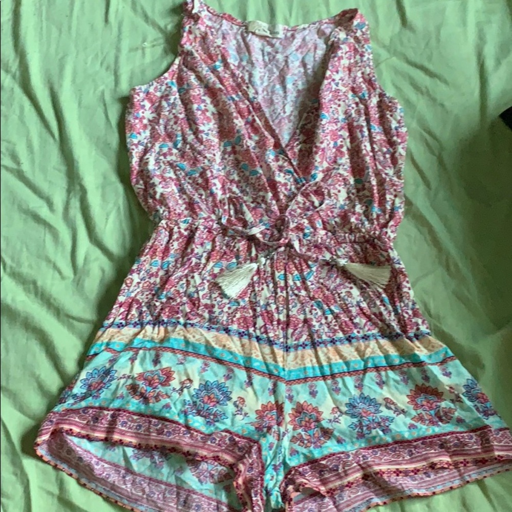 Floral Sauci Romper